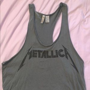 Metallica vintage gray tank top